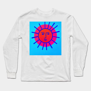 Red sun Long Sleeve T-Shirt